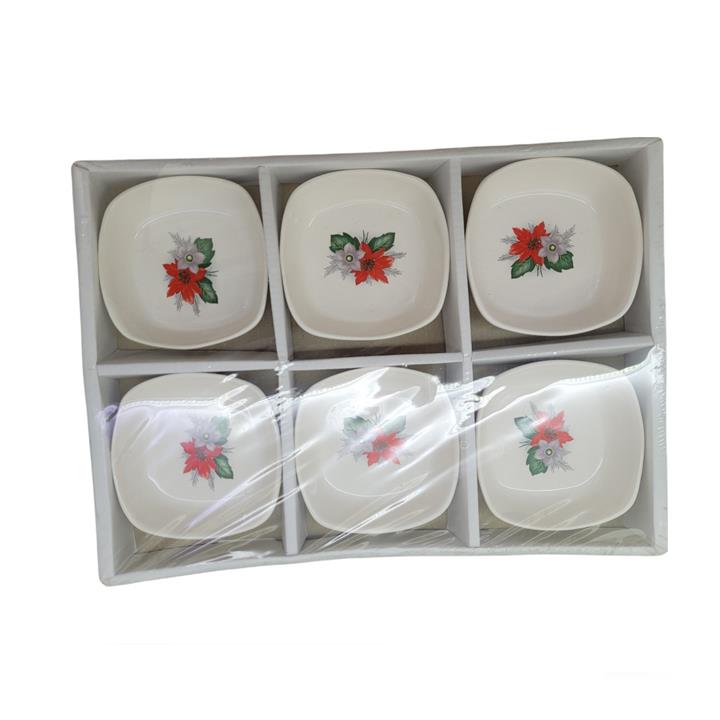 پیاله مدل flower بسته 6 عددی
